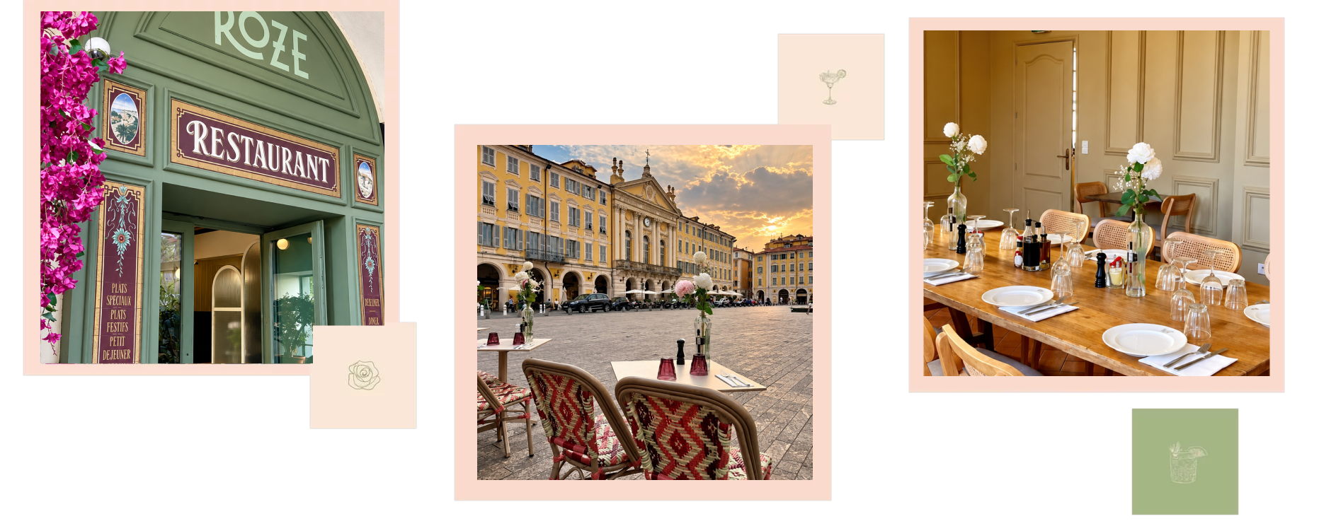 Roze Brasserie - restaurant NICE - Brasserie Nice